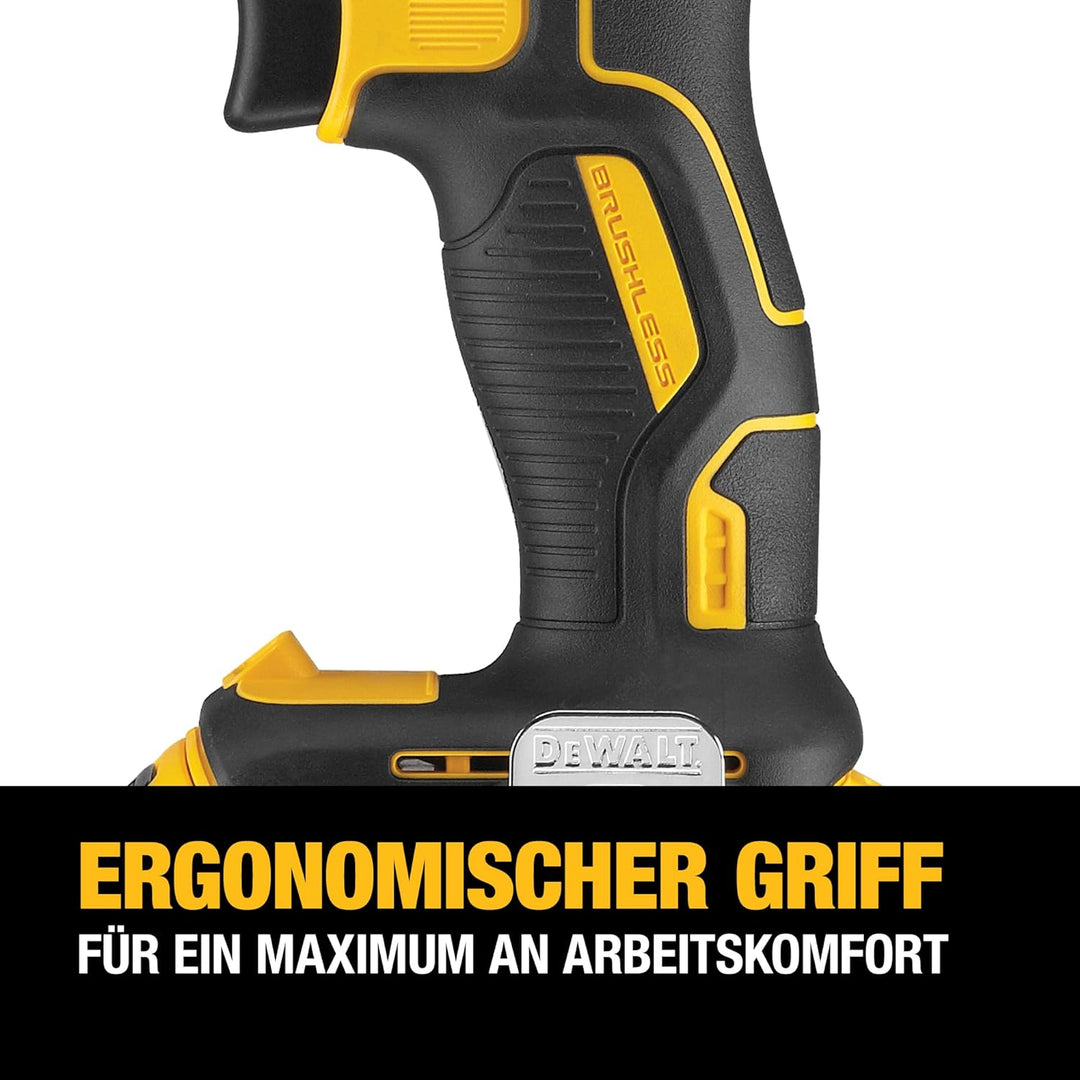 Dewalt 18 Volt 2-Gang Akku-Schlagbohrschrauber DCD795D2 (Bürstenloser Motor-Technologie, Vollmetallg