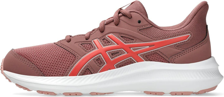 ASICS Jungen Jolt 4 Gs Sneaker 33.5 EU Rubble Red Dark Pink Clay, 33.5 EU Rubble Red Dark Pink Clay
