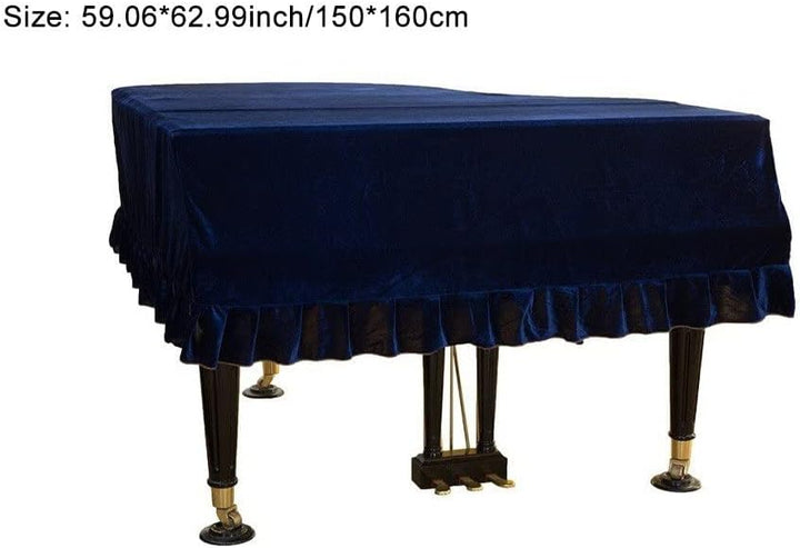 Grand Piano Keyboard Cover Anti -Scratch Piano Cover Gold Samt Klavierdeckel Klavier Schutzstoff Kla