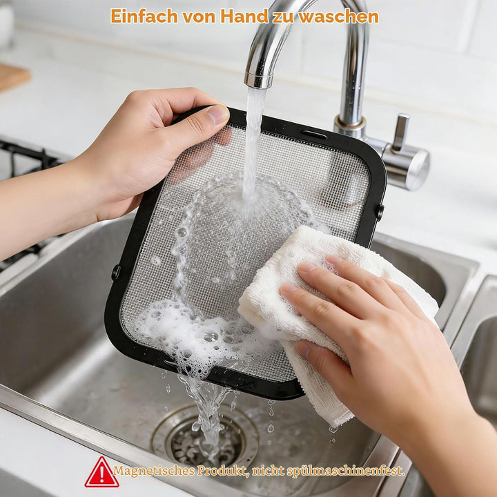 2 Stück Magnetischer Spritzschutz für die Ninja AF400EU/AF451EU, Edelstahl Fettspritzschutz für Ninj