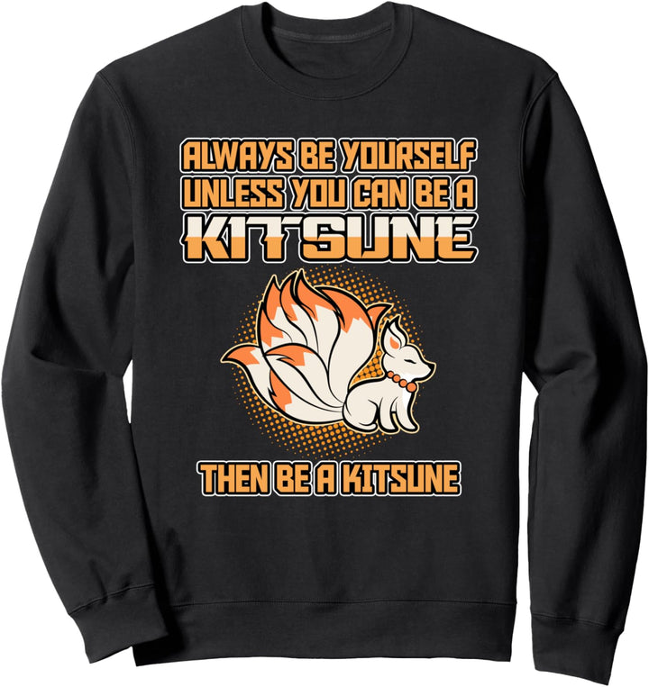 Japanischer Fuchs, niedlich, lustig, Anime, Kawaii, Kitsune, Kami Inari Fuchs Sweatshirt