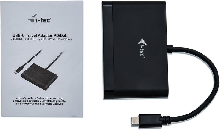 i-tec USB-C 4K HDMI/Multifunktionsadapter mit Power Delivery Funktion 1x HDMI 2x USB 3.0 1x USB-C Po