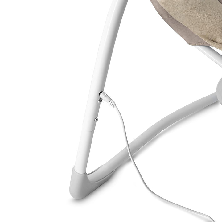 MoMi Babywippe LISS für Babys bis 9 kg, faltbar, Batterie- oder Netzbetrieb, Netzteil mit USB-Kabel,