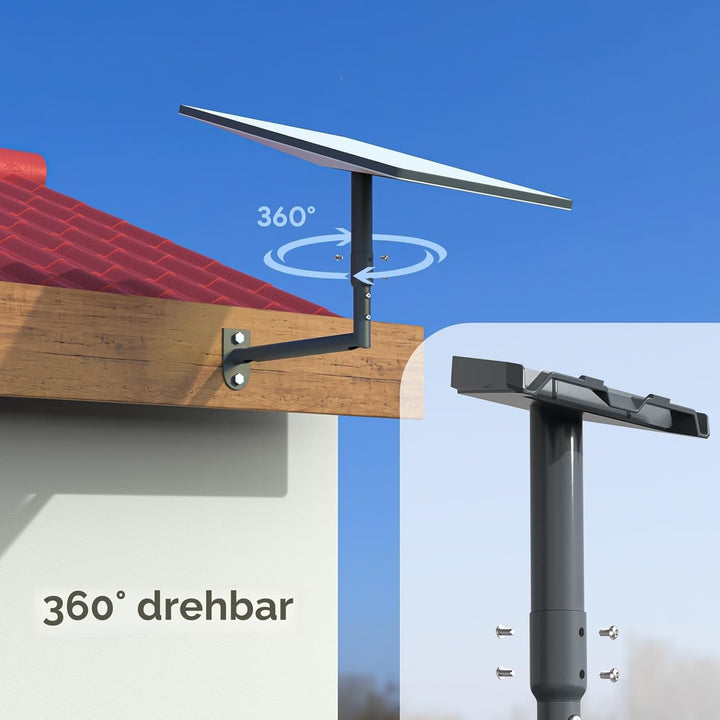 Starlink Gen 3 Halterung, SURVADV 360°Verstellbare Starlink Wandhalterung, Vertikaler Winkel V3 Star