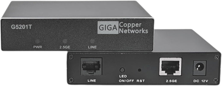 GIGA Copper - G.hn Wave2 MIMO Modem Set mit 2,5GBit LAN - Gigabit Ethernet über Telefonkabel (2- & 4