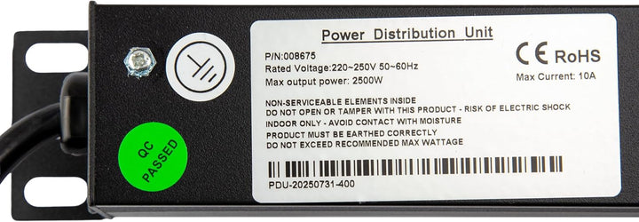 Strom Verteilen Einheit C20 Zum C13 12 Wege IEC Buchse 19 inch Horizontal PDU 16a [12 Way Horizontal