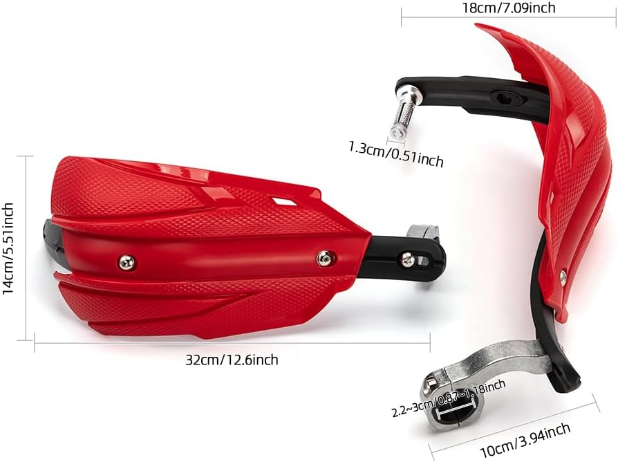 Motorrad Handschutz Universal 22mm 25mm 28mm Griffschutz Schild Motorrad Motocross Roller Winddichte