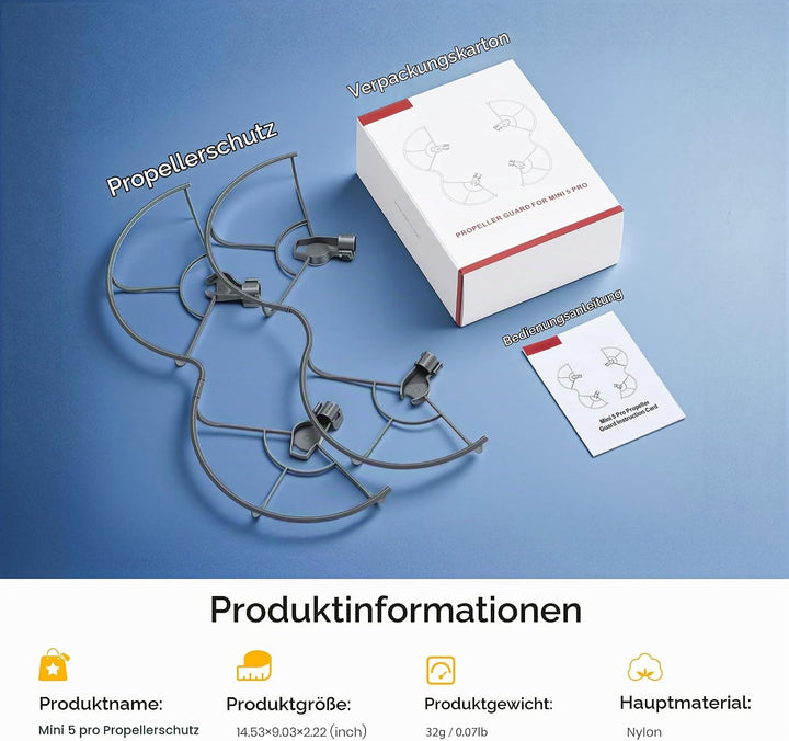 STARTRC Mini 5 Pro Propellerschützer,Flugsicherheit Anti Kollisions Propellerschutz Für DJI Mini 5 P