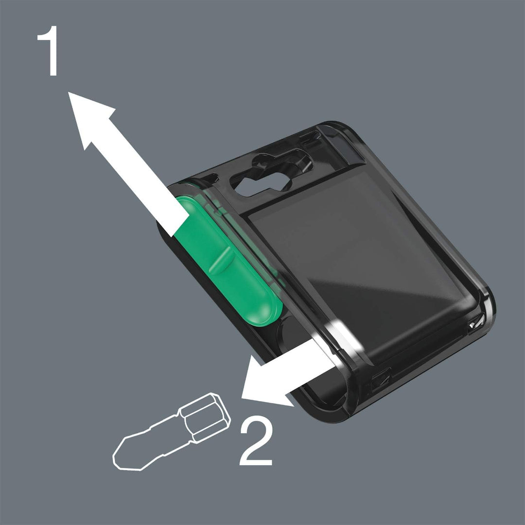 Wera Bit-Sortiment, Bit-Box 15 Impaktor TX 30, 15-teilig, 05057776001, 7.4 x 6.9 x 2 cm