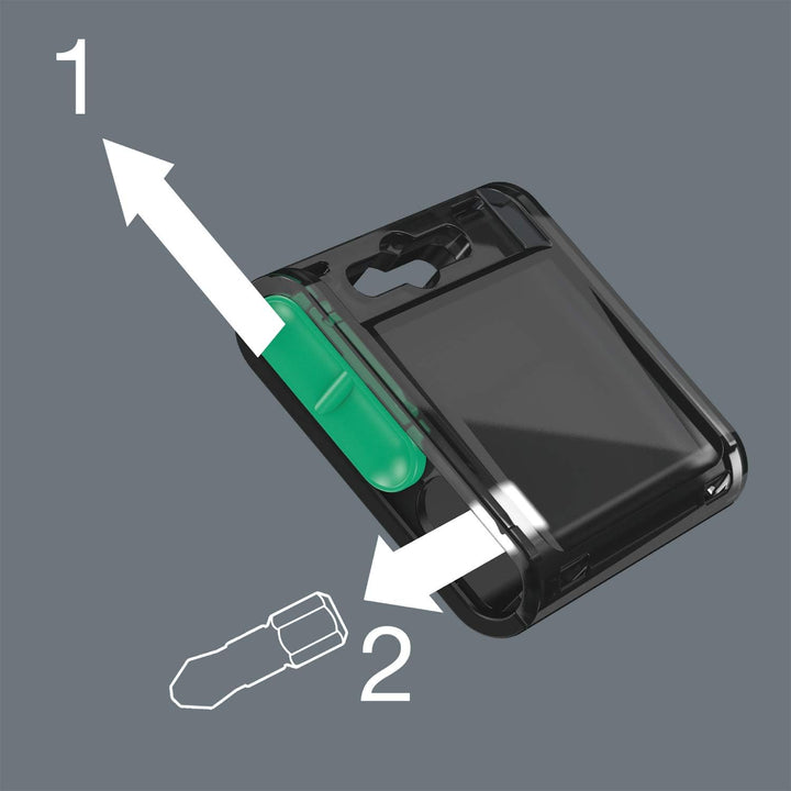 Wera Bit-Sortiment, Bit-Box 15 Impaktor TX 30, 15-teilig, 05057776001, 7.4 x 6.9 x 2 cm