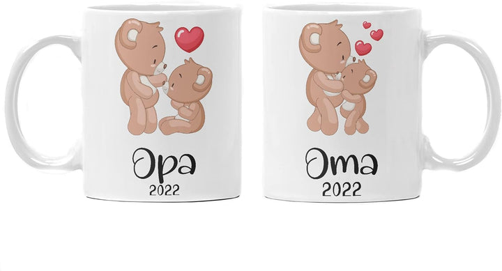 Trendation - Ihr werdet Oma und Opa 2022 Geschenk Schwangerschaft Verkünden Überraschung Baby Du Wir