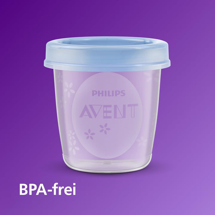 AVENT Nahrungs-Mehrwegbecher (Modell SCF721/20) Aufbewahrungssystem, Aufbewahrungssystem