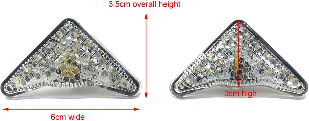 Flush Motorrad LED Blinker homologiert E-Prüfzeichen vorne oder hinten für Motorräder