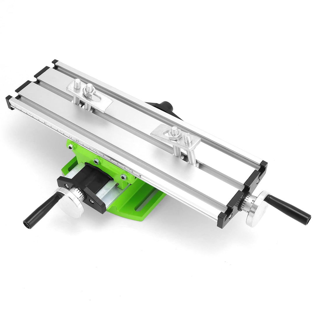 QWORK® Multifunktions-Arbeitstisch, Frästisch Arbeitstisch Maschine, Kreuztisch, für Tischbohrstände