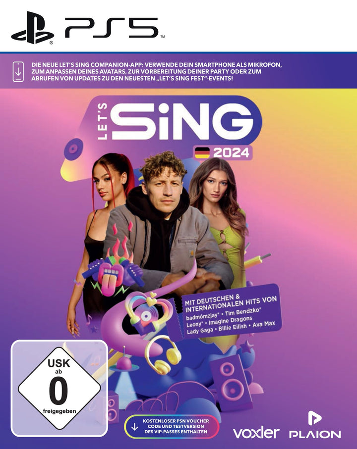 Let's Sing 2024 German Version (PlayStation 5) PlayStation 5 Standard, PlayStation 5 Standard