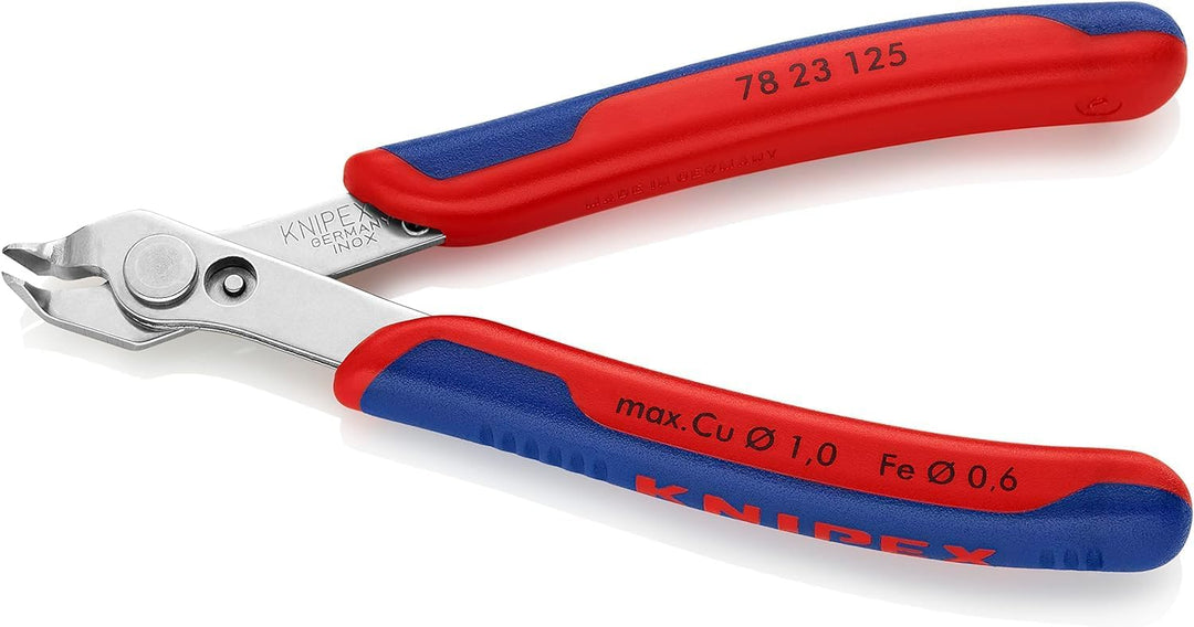 Knipex Electronic Super Knips® mit Mehrkomponenten-Hüllen 125 mm 78 23 125 Mit Mehrkomponentenhüllen