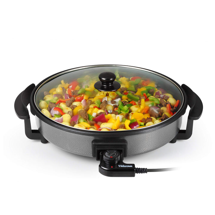 Tristar PZ-2964 Multifunktionspfanne/ Pizza- und Grillpfanne mit 5 einstellbaren Temperatureinstellu