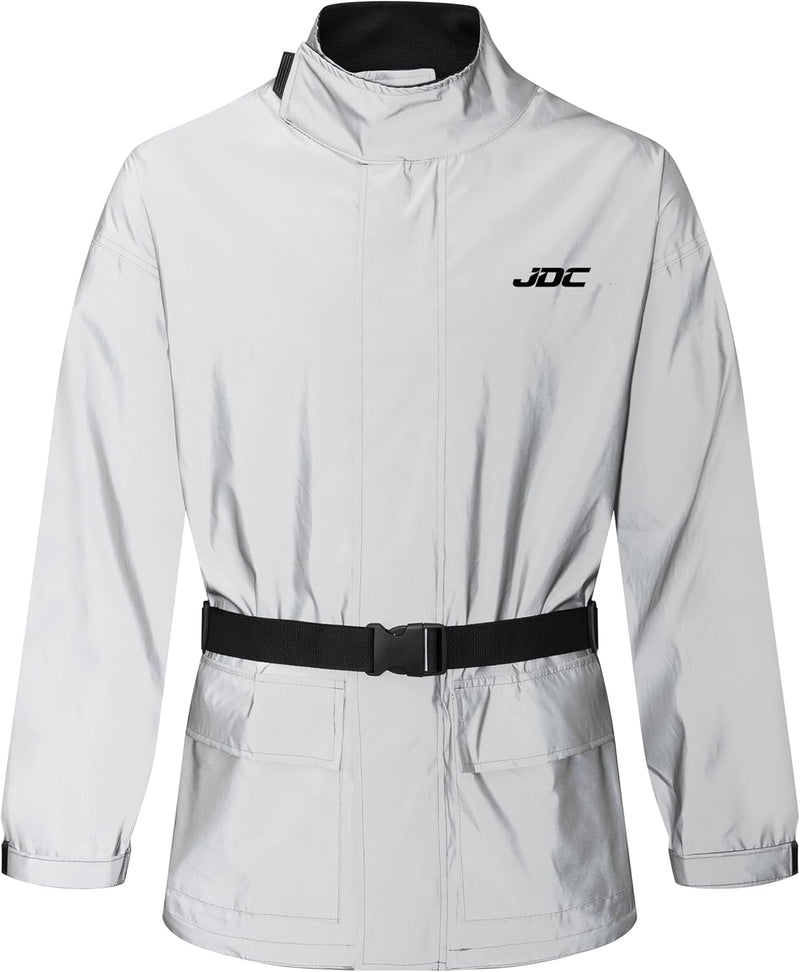 Wasserdichte Motorrad-Regenüberzugsjacke Hohe Sichtbarkeit - SHIELD, Reflektierend