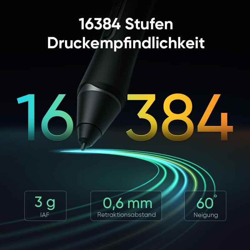 XPPen Artist 22 Plus Grafiktablett mit 16K Druckstufen, 22Zoll Display, Digitales Zeichentablett mit