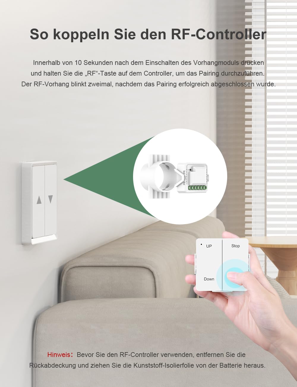 Wlan Rolladenschalter mit Prozentfunktion, Maxcio Smart Unterputz Relais Modul Schalter für elektris