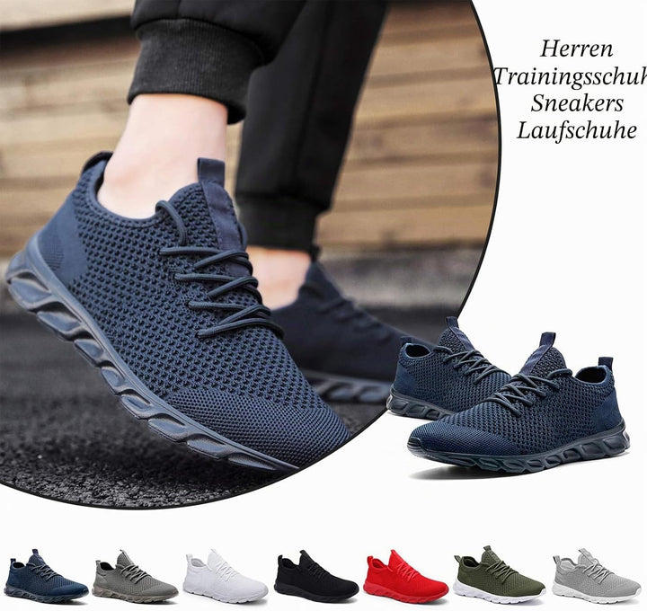 Damyuan Herren Laufschuhe Turnschuhe Sportschuhe Sneaker Running Tennis Schuhe Freizeit Strassenlauf