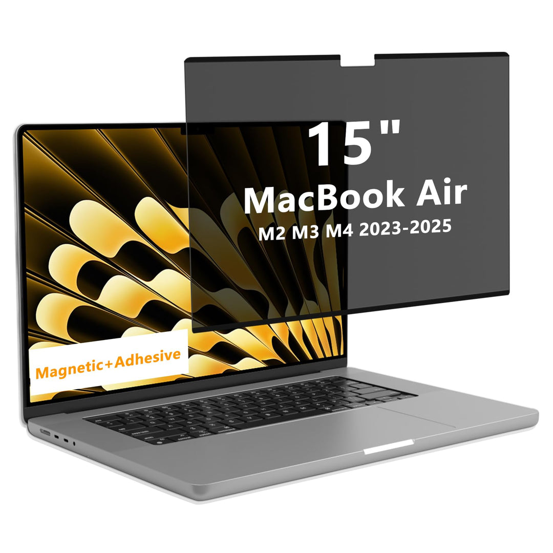 Magnetischer Blickschutzfilter für Apple MacBook Air 15 Zoll (2023–2025, M2, M3, M4), Mac Privacy Sc