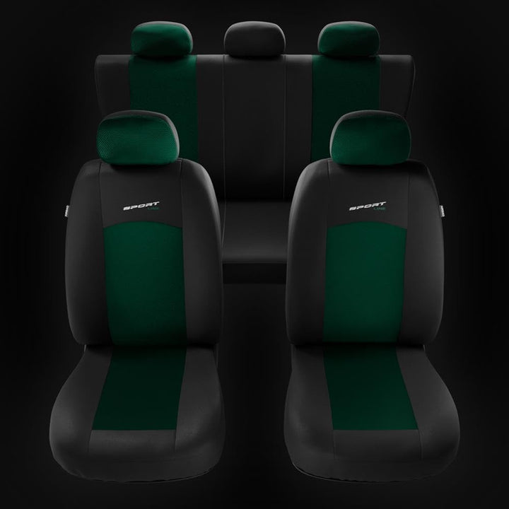 Mossa - Universal Sitzbezüge Auto kompatibel mit Dacia Sandero I, II, III (2008- ) - Autositzbezüge