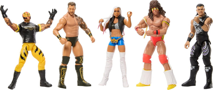 Mattel WWE Actionfigur, 15,2 cm grosses Sammlerstück Ultimate Warrior mit 10 Artikulationspunkten &