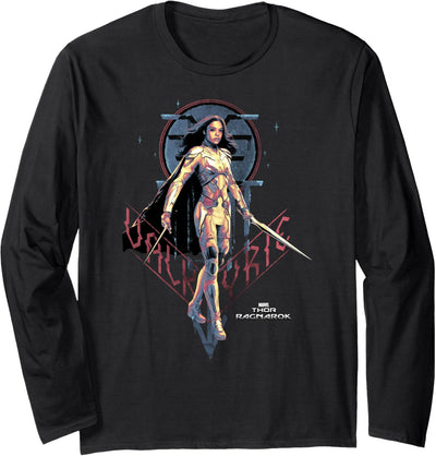 Marvel Thor Ragnarok Valkyrie Dream Catcher Pose Langarmshirt