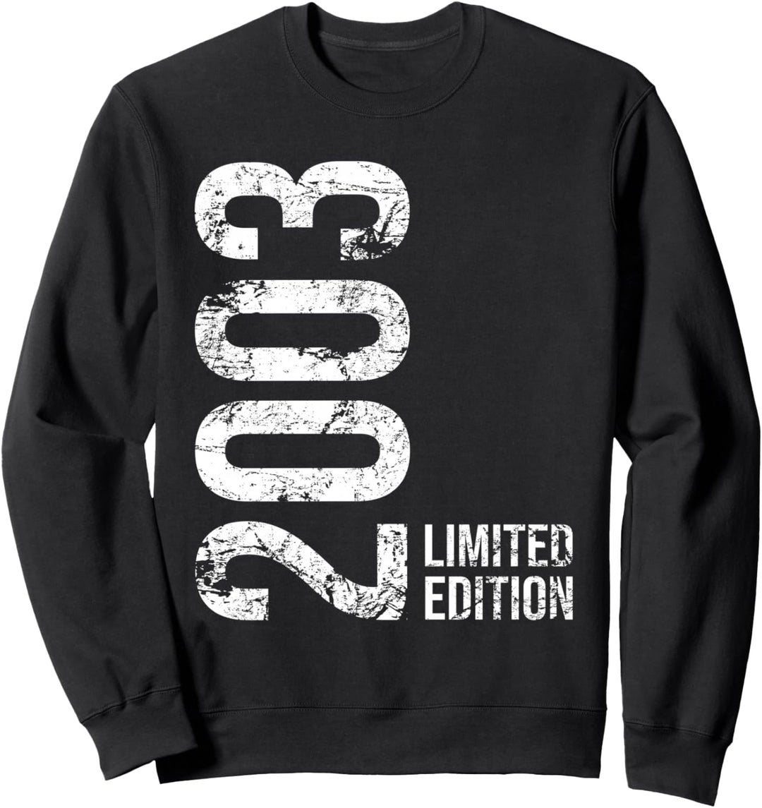 21. Geburtstag Mann Frau 21 Jahre 2003 Geburtstags Sweatshirt