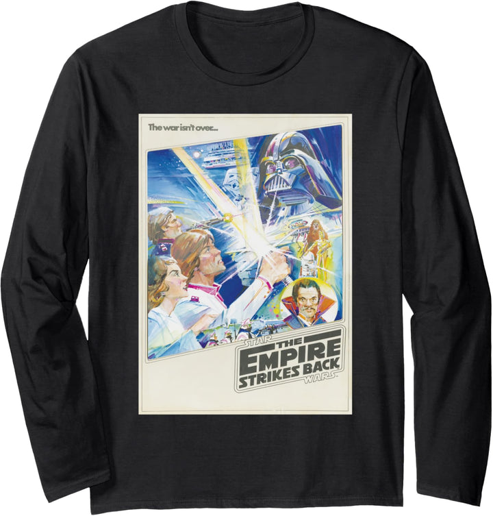 Star Wars The Empire Strikes Back Stylized Poster Langarmshirt