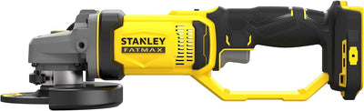 Stanley FatMax 18V Akku-Winkelschleifer SFMCG400B (125 mm Scheiben-ø, für alle Standard-Trenn,- Schl