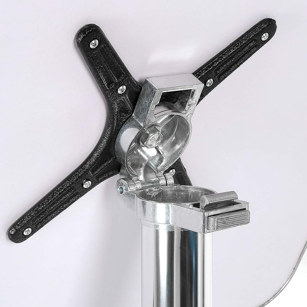 OHMG Bartisch, klappbar, quadratisch, Ø 60 cm, Esstisch, Aluminium, höhenverstellbar 70/110 cm, Pick