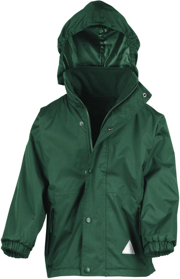 Result R160j Reversible StormDri 4000 Fleecejacke, Unisex, R160J 2X-Small/Size 2/3 Flaschengrün, 2X-