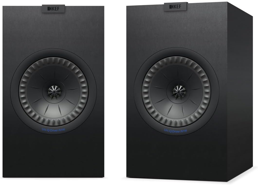 KEF Q350 Schwarz Lautsprecher Paar, HiFi | Heimkino | Regallautsprecher | Boxen | Stereo | High End