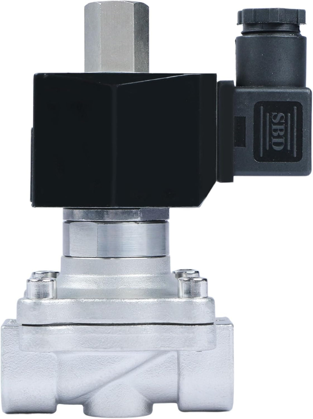 U.S. Solid 1/2" Elektrisch Magnetventil 12V DC Edelstahl stromlos offen VITON Wasser Luft Öl G Gewin