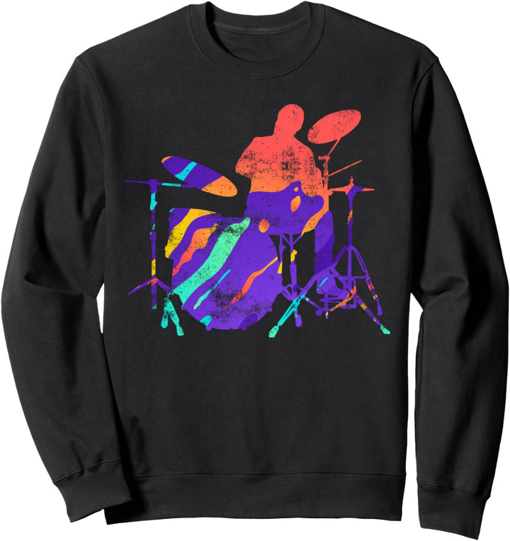 Schlagzeuger Drummer Musik Schlagzeug Sweatshirt