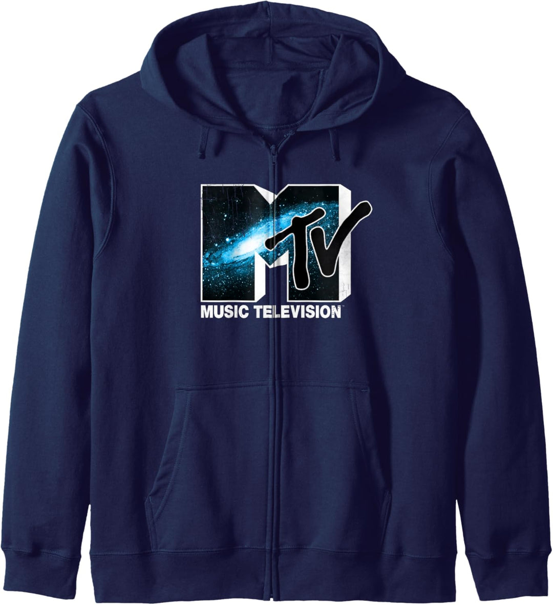 MTV Galaxy Spiral Fill Logo Kapuzenjacke