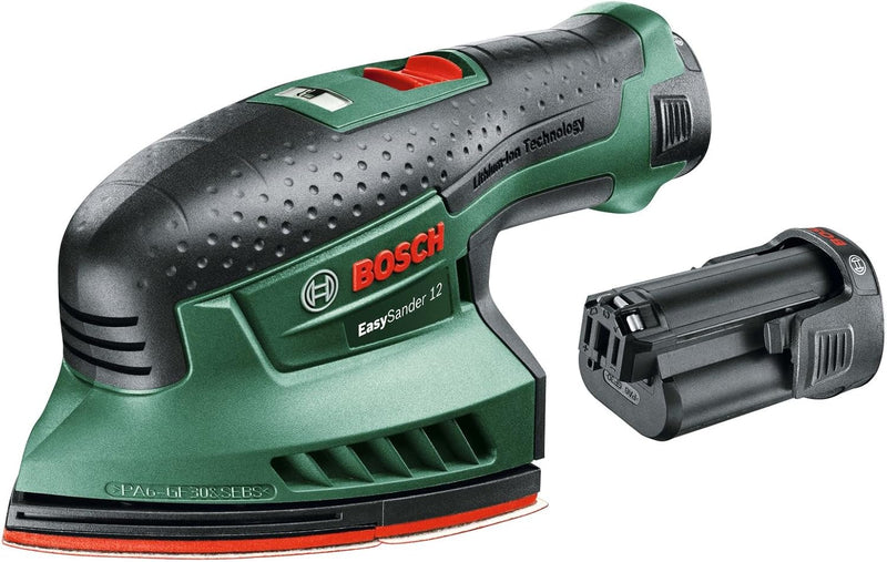 Bosch Akku Multischleifer EasySander 12 (2 Akku, 12 Volt System, im Koffer) EasySander 12 Set | 2 Ak