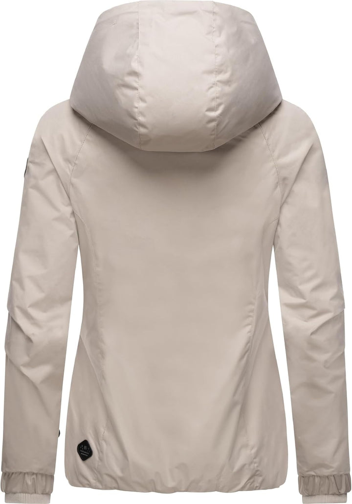 Ragwear Damen Übergangsjacke leichte Jacke kurz mit Kapuze Dizzie XS-6XL S Bone24, S Bone24
