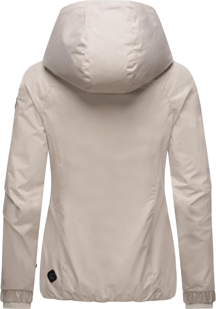 Ragwear Damen Übergangsjacke leichte Jacke kurz mit Kapuze Dizzie XS-6XL S Bone24, S Bone24