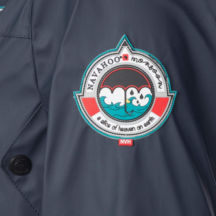 Navahoo Damen wasserdichter gefütterter Regenmantel Deike XS Navy, XS Navy