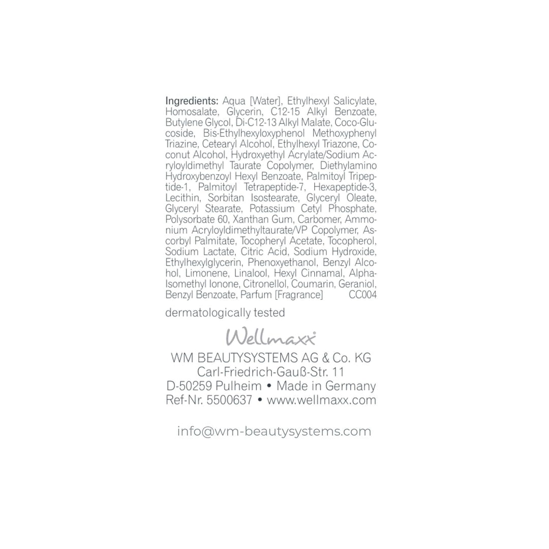 Wellmaxx cellular lift age defense day fluid SPF 15