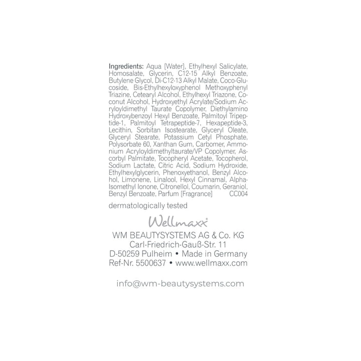 Wellmaxx cellular lift age defense day fluid SPF 15