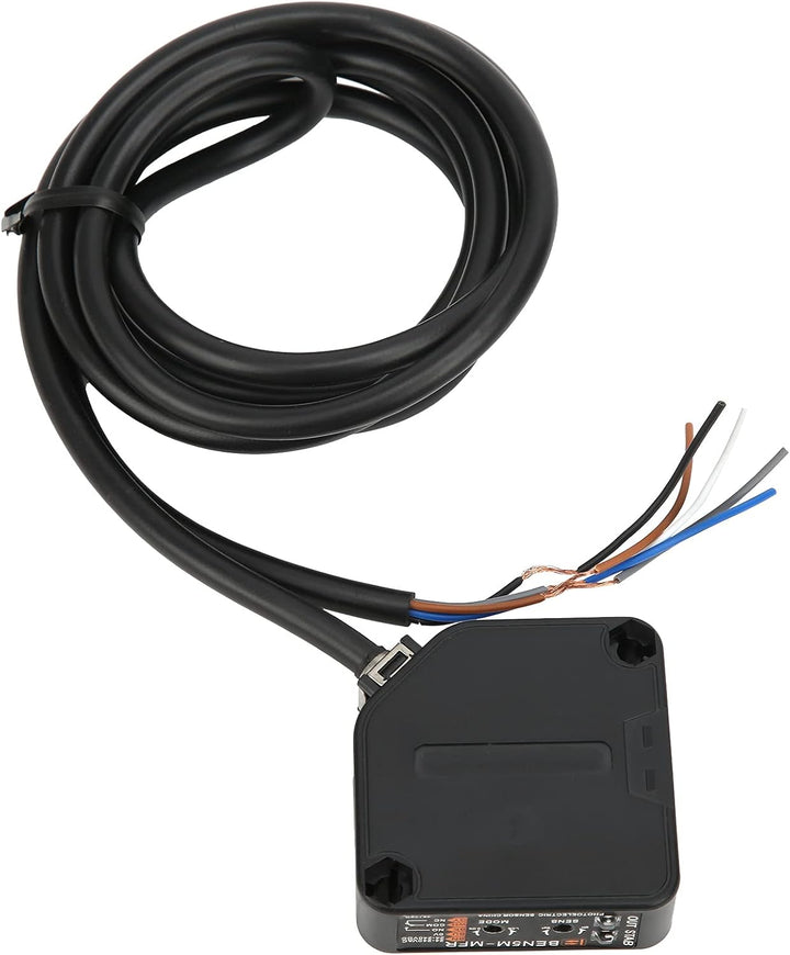 Universeller Fotoelektrischer Schaltersensor AC/DC 24–220 V, 5 Meter, Einstellbare Empfindlichkeit,