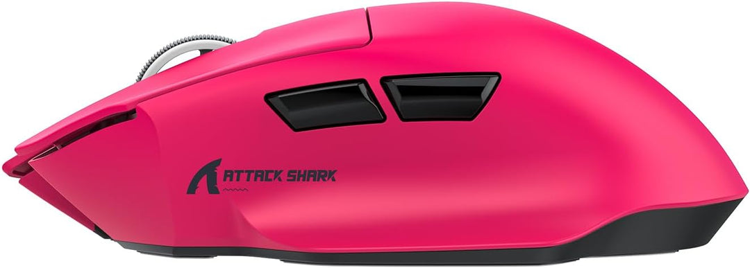 ATTACK SHARK V6 65g Superlight Mouse with Magnetic Charging Dock, PixArt PAW3311 Gaming Sensor, 2500