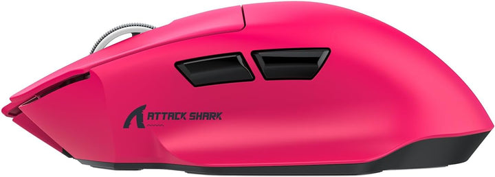 ATTACK SHARK V6 65g Superlight Mouse with Magnetic Charging Dock, PixArt PAW3311 Gaming Sensor, 2500