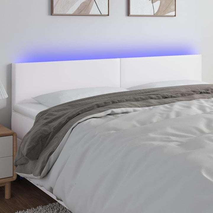 vidaXL LED Kopfteil Polsterkopfteil Bettkopfteil Betthaupt für Bett Bettrahmen Bettgestell Schlafzim