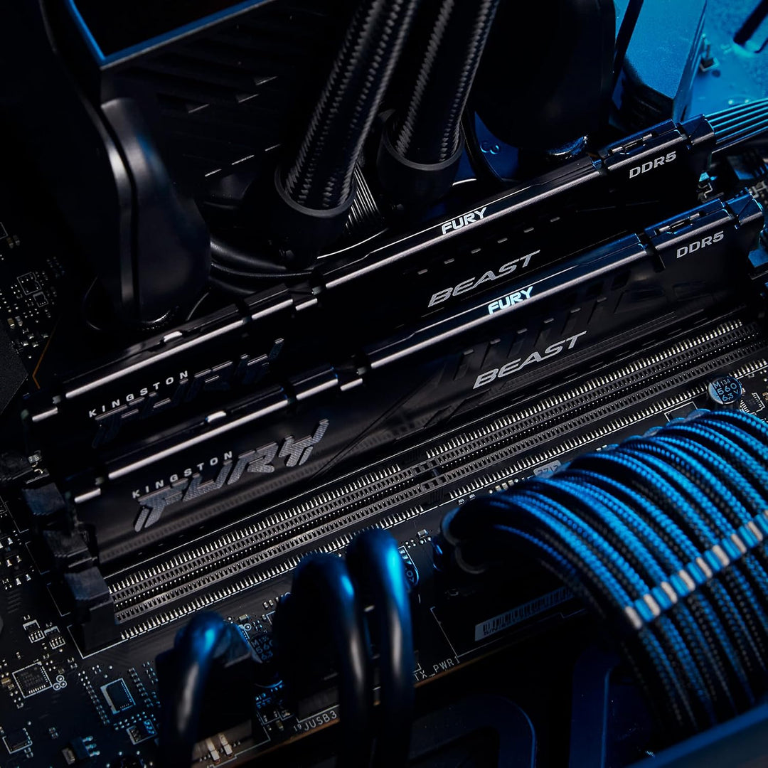 Kingston FURY Beast Black EXPO DDR5 32GB 6000MT/s DDR5 CL36 DIMM Desktop Gaming Speicher Einzelnes M