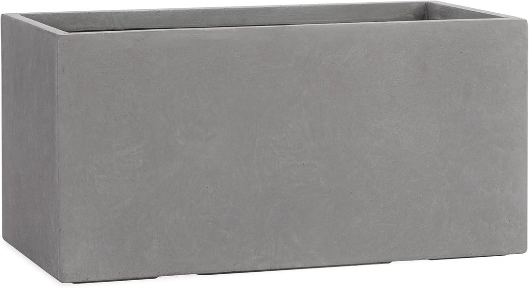 Pflanzwerk® Pflanzkübel TUB Grau 45x100x45cm *Frostbeständiger Blumenkübel* *UV-Schutz* *Qualitätswa